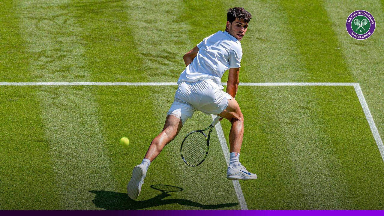 Carlos Alcaraz's AMAZING point to secure a break | Wimbledon 2025
