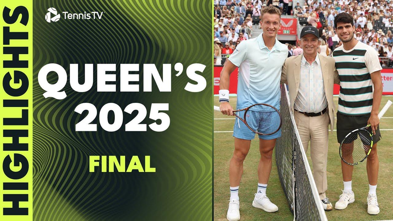 Carlos Alcaraz vs Jiri Lehecka For The Queen's Title! 🏆 | Queen's 2025 Final Highlights