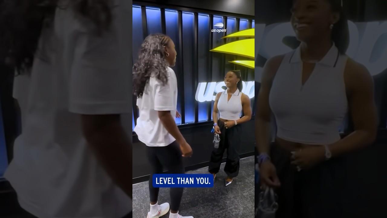 Coco Gauff and Simone Biles Meets At The US Open🔥👏