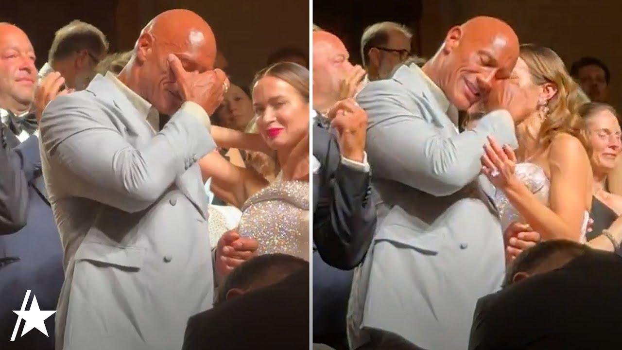 Dwayne Johnson SOBS Over 15-Min Standing Ovation For ‘The Smashing Machine’ Premiere In Venice