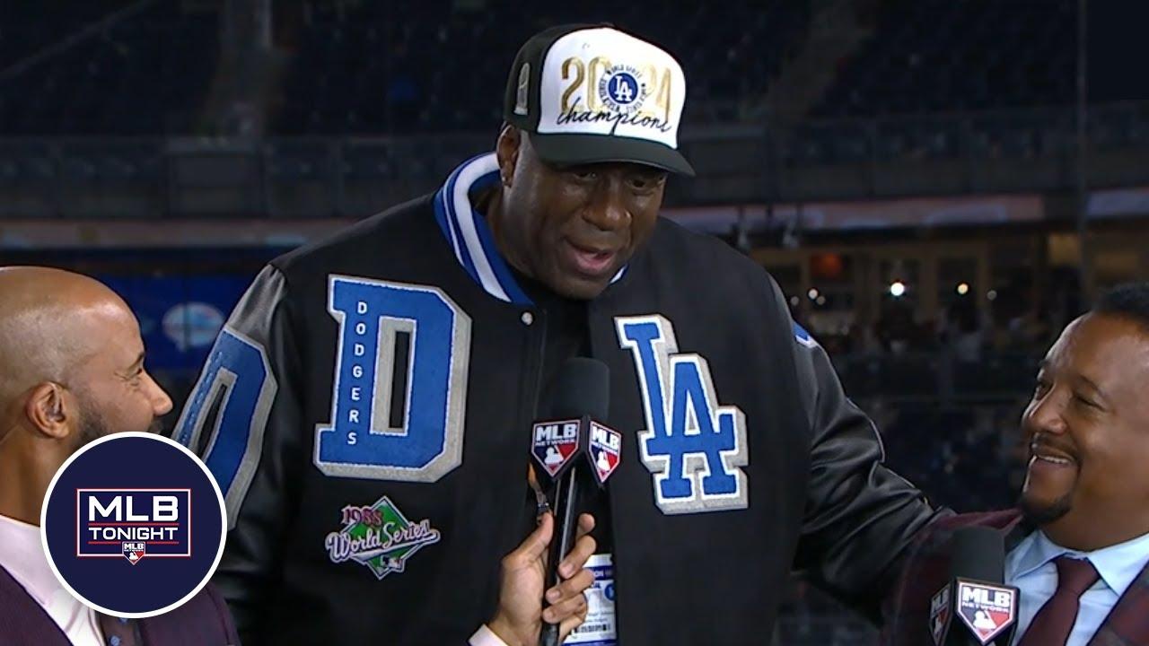 Magic Johnson joins the set! | MLB Tonight