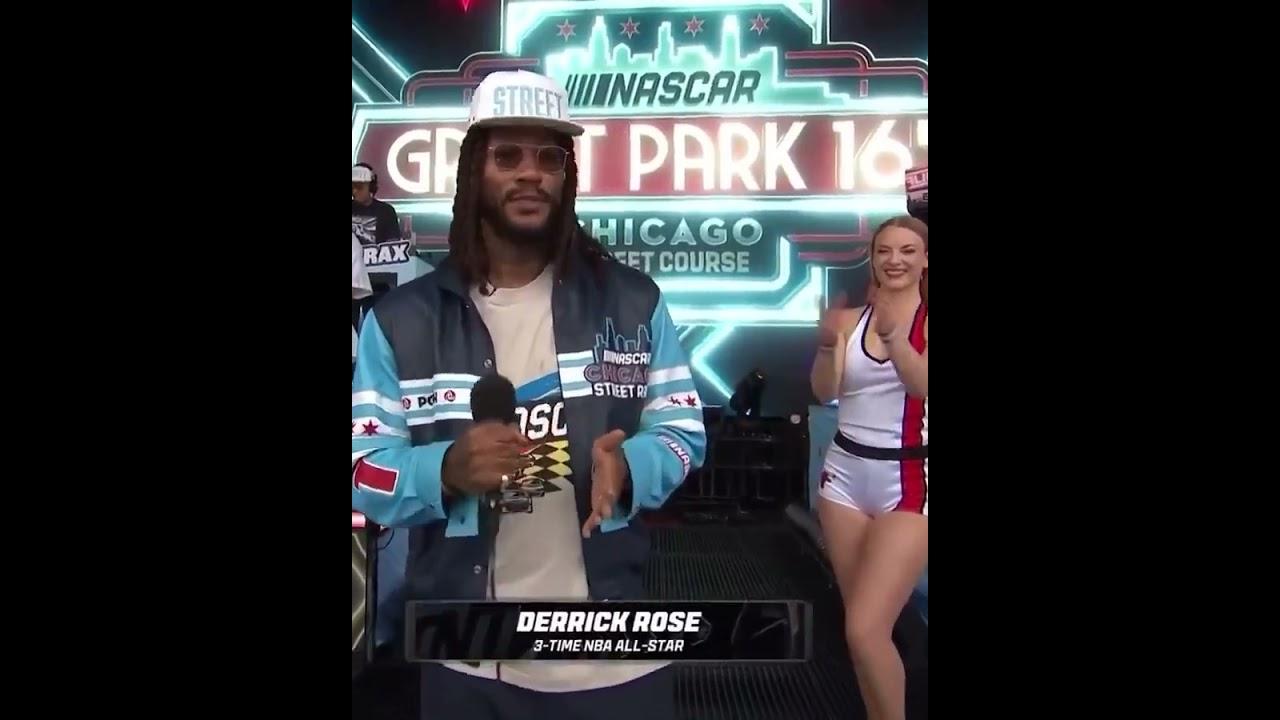 D. Rose gives the command to start engines for the Chicago Street Race #Englewood #073 #GDN 🔱✡️🔱