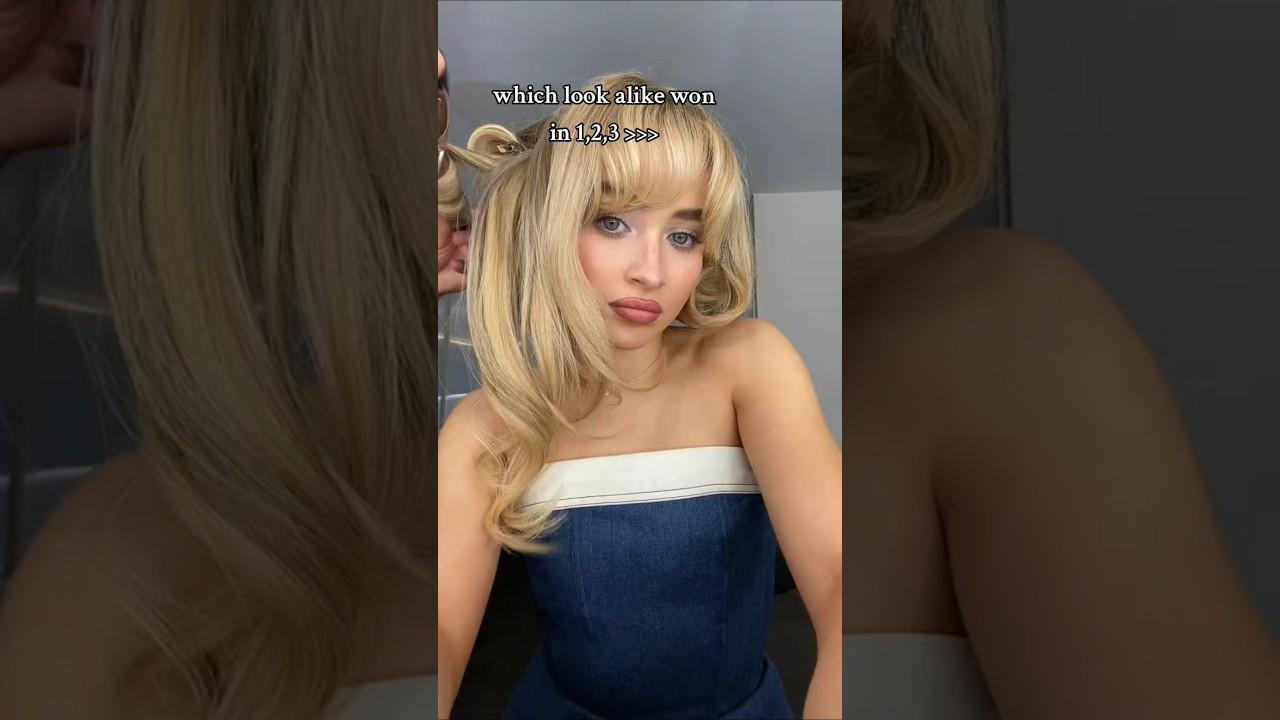 Which look alike of sabrina carpenter won