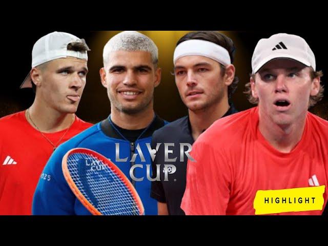 Carlos Alcaraz / Jakub Mensik vs Taylor Fritz / Alex Michelsen | Doubles | Laver Cup 2025