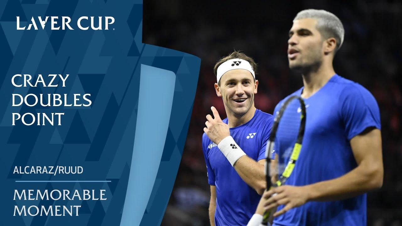 Alcaraz & Ruud Win Unbelievable Rally! | Laver Cup 2025