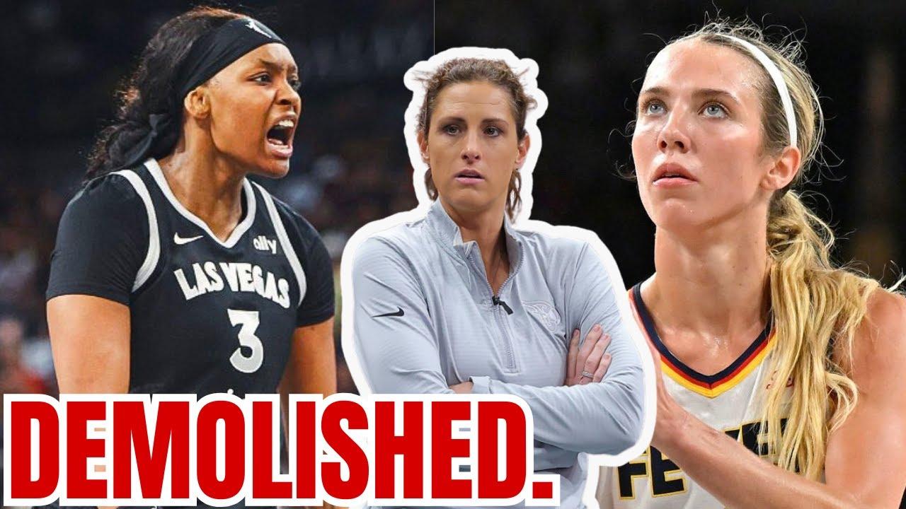 Indiana Fever DESTROYED by the ACES! Nalyssa Smith, A'ja Wilson COOK Stephanie White Squad!