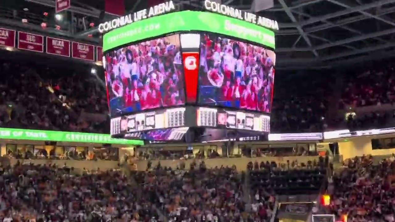 Sandstorm at Colonial Life Arena (South Carolina vs Tennessee)