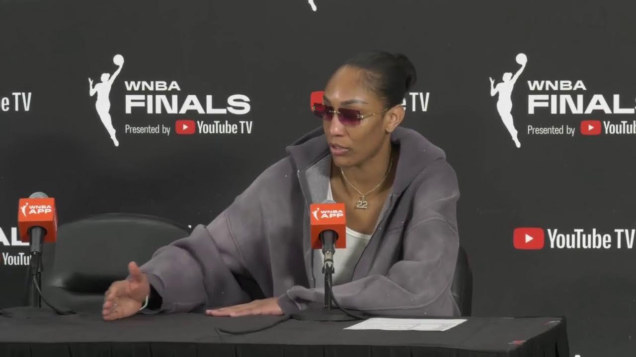 Aces speak after Game 2 of 2025 WNBA Finals