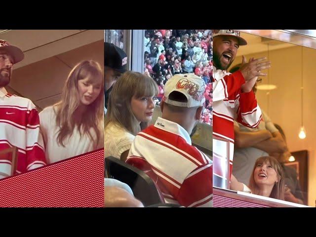 Taylor Swift and Travis Kelce Obsessing over each other at Bearcats game after getting Engaged...