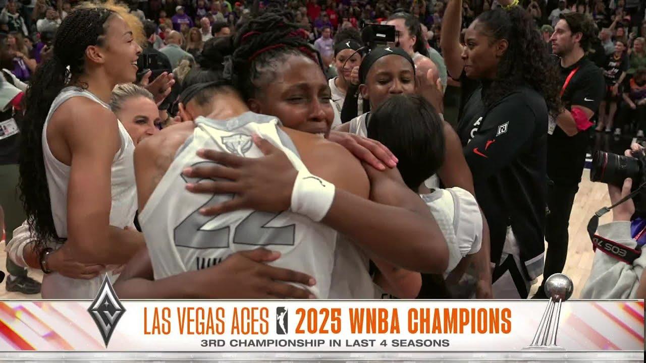 THE ACES WIN THEIR 3RD WNBA CHAMPIONSHIP IN 4 SEASONS 🏆 | WNBA on ESPN