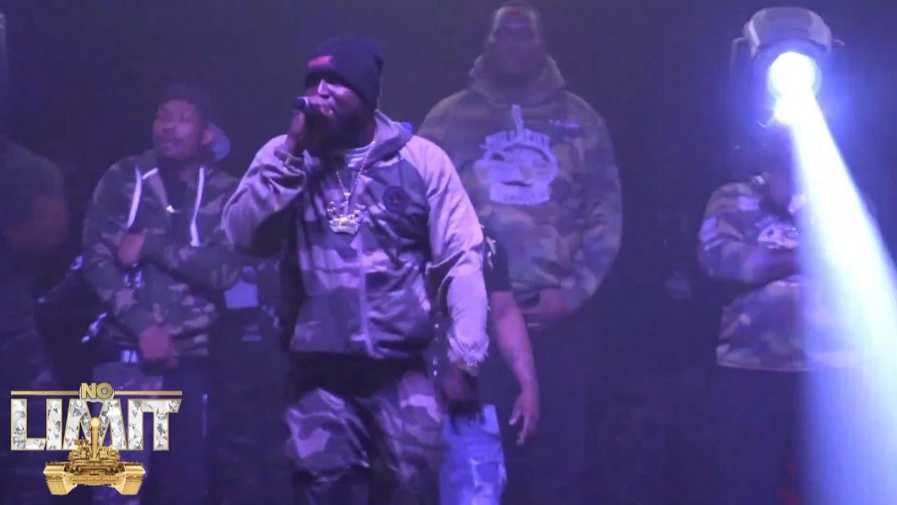 YOUNG BUCK on stage with Master P at NO LIMIT REUNION TOUR in Nashville.