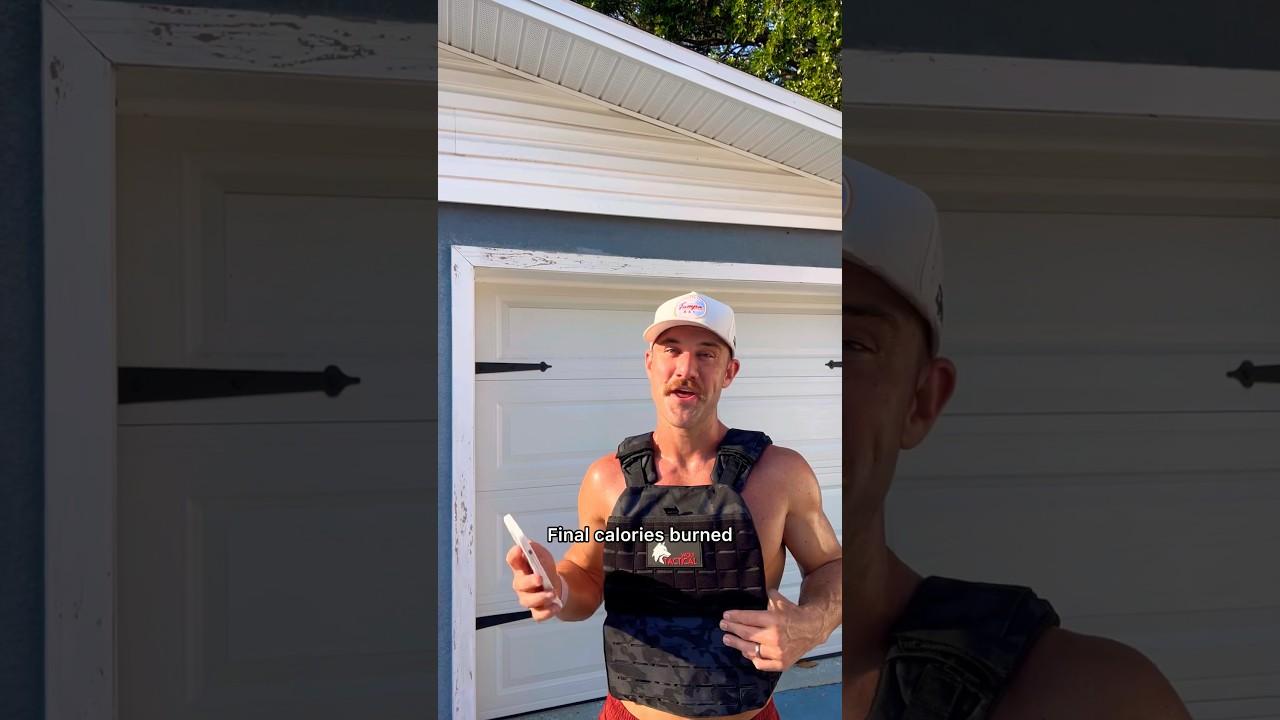 How many more calories do you burn wearing a weighted vest?