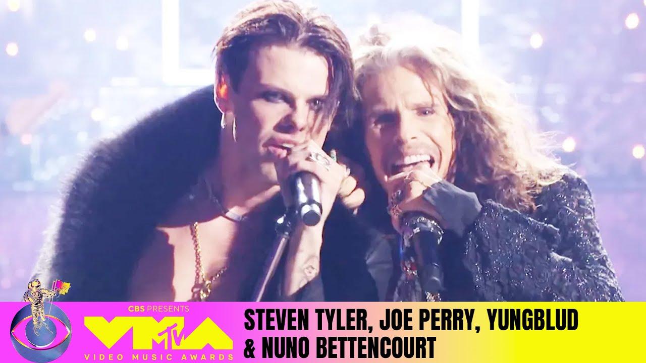 Steven Tyler, Joe Perry, YUNGBLUD, & Nuno Bettencourt Perform Ozzy Tribute Medley | 2025 VMAs