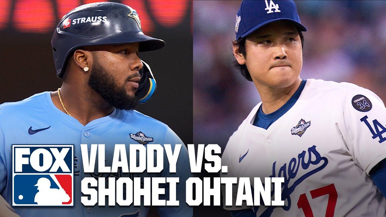 Vladimir Guerrero Jr. takes Shohei Ohtani DEEP for a two-run home run in World Series Game 4 🚨