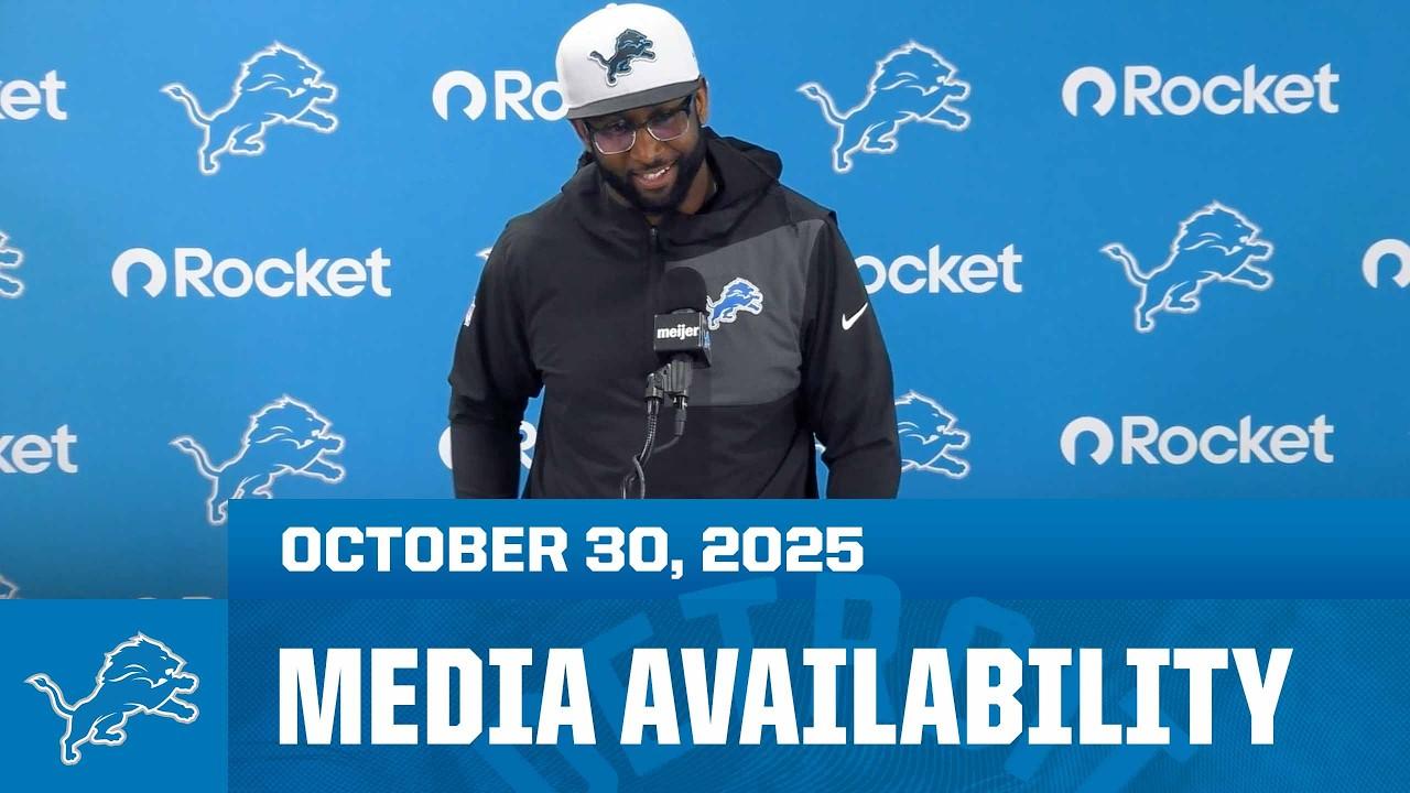 Detroit Lions coordinators meet with the media | October 30, 2025