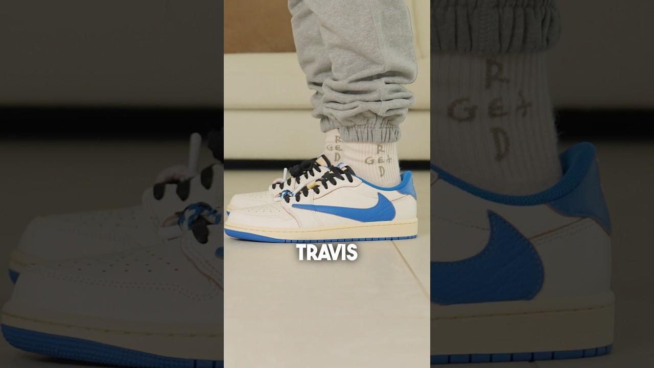 Wearing The Travis Scott x Fragment x Jordan 1
