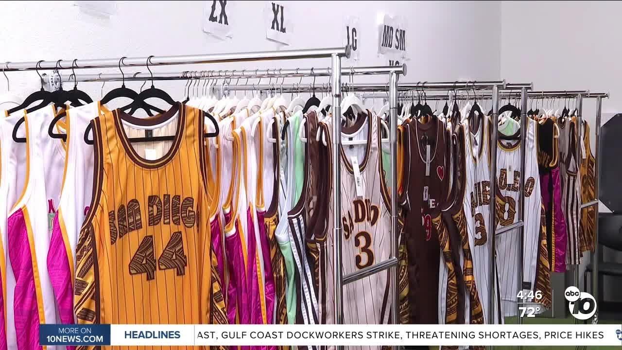 San Diego designer's Padres jerseys become a hit
