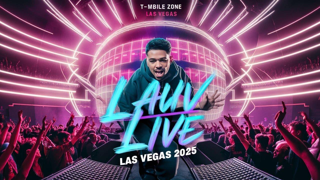 “Lauv Live F1 Las Vegas 2025 – Full Performance at T-Mobile Zone Sphere”