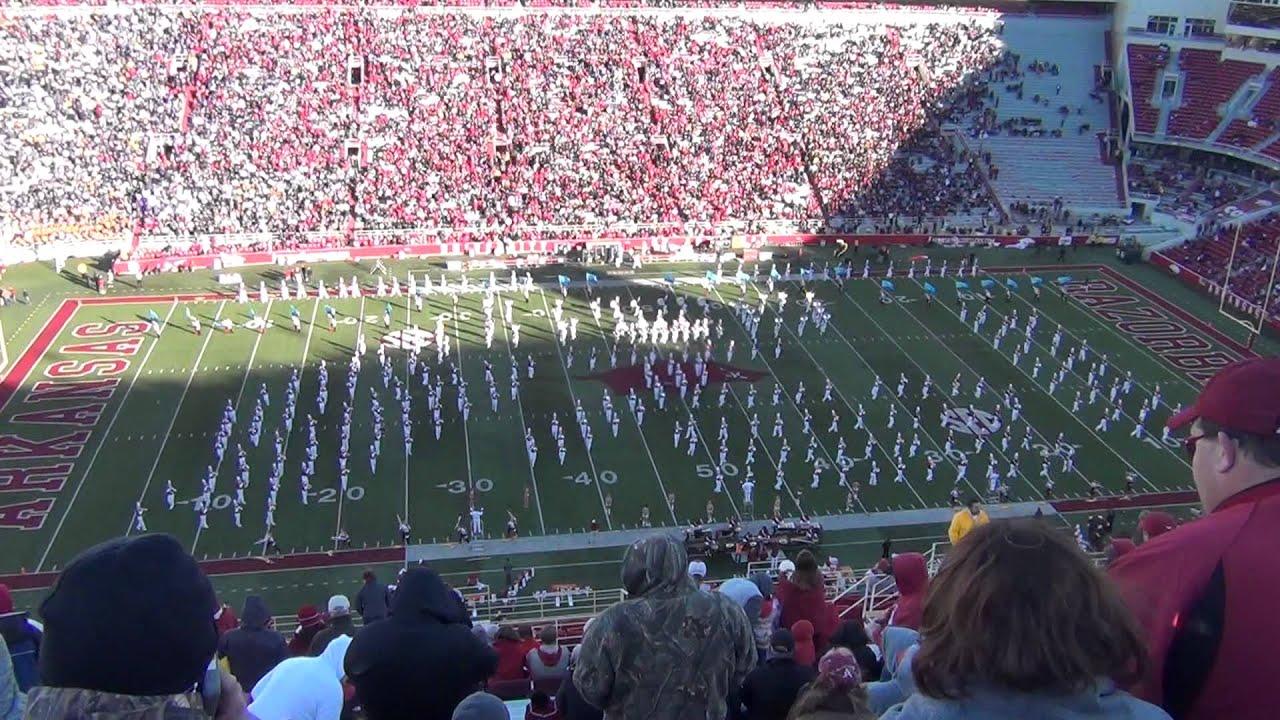 Arkansas Half-time show during game vs LSU - Nov 23, 2012
