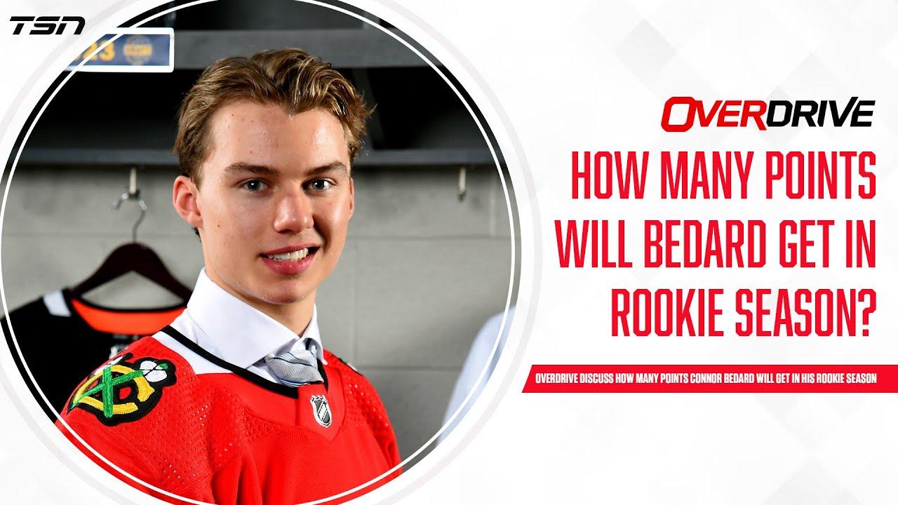 How many points will Connor Bedard get in his rookie season? | OverDrive Hour 2 | August 10th, 2023