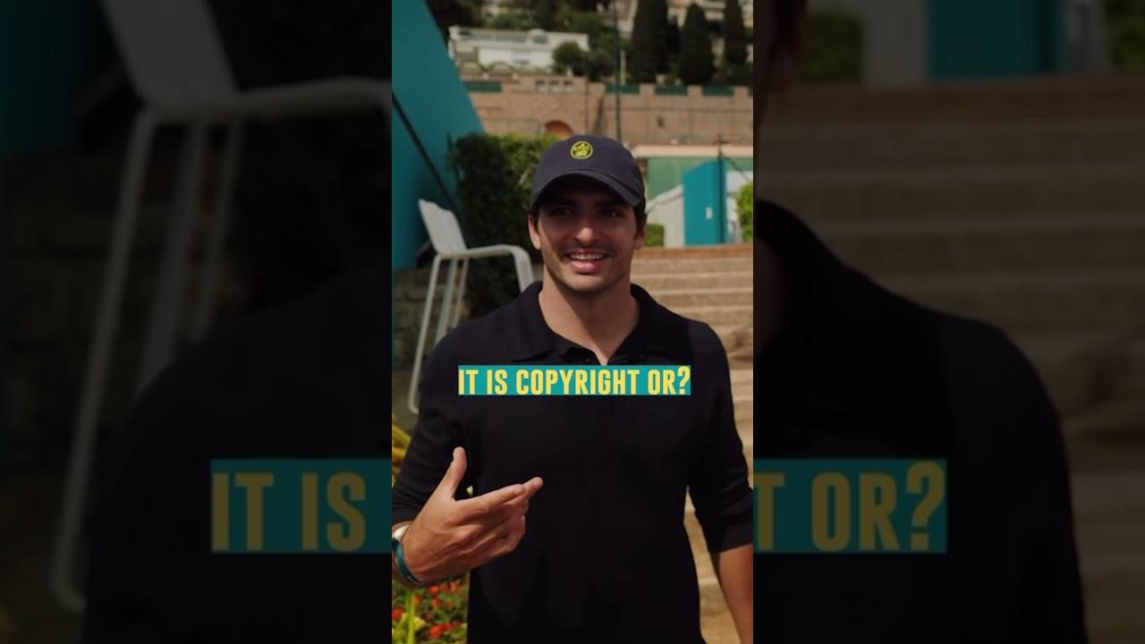 Carlos Sainz meets Novak Djokovic in Monaco #F1 #Formula1 #Shorts
