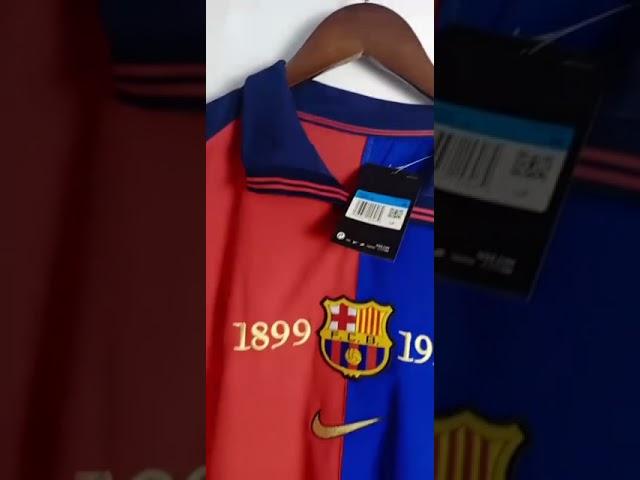 FC Barcelona retro soccer jersey 1899-1999