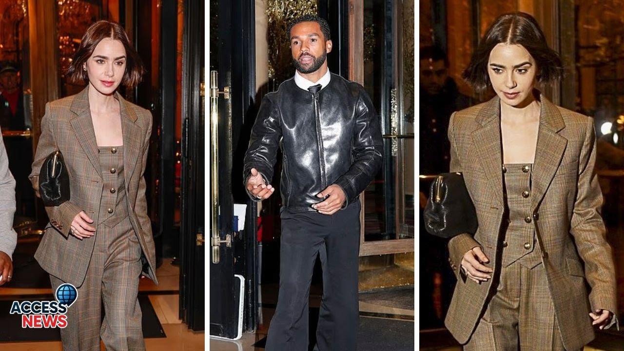 Lily Collins Stuns in Paris! ✨🇫🇷 Emily in Paris Season 5 Premiere Glam 😍👗