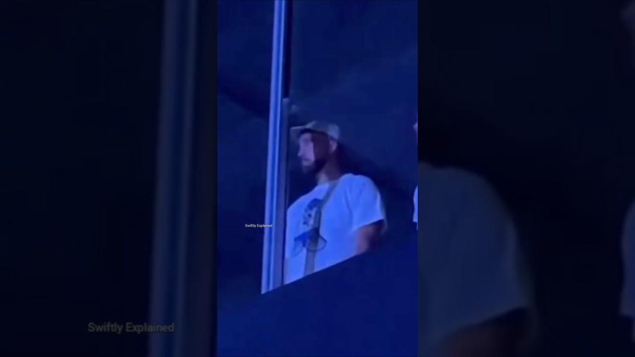 The exact moment Travis Kelce fell in love with Taylor swift at his first eras tour show Kansas City