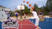 INSANE BASKETBALL OBSTACLE COURSE NBA SKILLS CHALLENGE!!