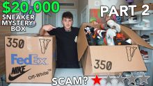 Unboxing A $20,000.00 Sneaker Mystery Box PART 2