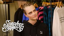 Cara Delevingne Goes Sneaker Shopping With Complex