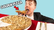 I Ate A $70,000 Golden Pizza