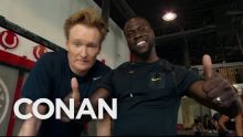Conan Hits The Gym With Kevin Hart | CONAN on TBS