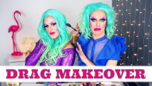 DRAG QUEEN MAKEOVER (avec Rainbow) | PL Cloutier