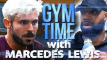 I Train with NFL Great Marcedes Lewis | Gym Time w/ Zac Efron