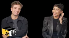 Robert Pattinson & Zoë Kravitz on 'The Batman' | MTV News