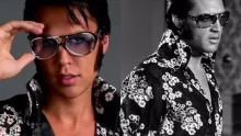 Elvis Presley/Austin Butler Flower Shirt Comparison