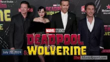 DEADPOOL & WOLVERINE premiere Ryan Reynolds, Hugh Jackman, Emma Corrin, Shawn Levy - July 22,2024 4K