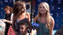 Savannah Jayde & Kelli Goss Talk 'Big Time Rush' At 'Phineas & Ferb' Premiere