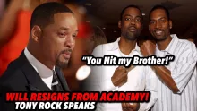 Will Smith Resigns from Academy, Tony Rock Speaks!