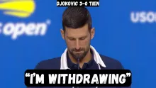 Novak Djokovic WITHDRAWS from US Open - Post Match Press Conference - Djokovic vs Tien - 1st Round