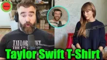 Jason Kelce SHOCKS Taylor Swift & Travis with ERAS TOUR T-Shirt | Adorable Podcast Moment!