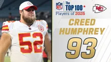 93: Creed Humphrey (C, Chiefs) | Top 100 Players of 2025