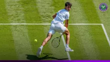 Carlos Alcaraz's AMAZING point to secure a break | Wimbledon 2025
