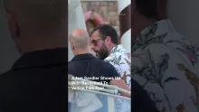 Adam Sandler Hilariously Shows Up With Basketball to Venice Film Fest