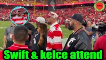 Travis Kelce & Taylor Swift attend Cincinnati's 2025 season opener against Nebraska