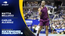 Mattia Bellucci vs. Carlos Alcaraz Extended Highlights | 2025 US Open Round 2