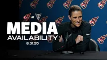 Stephanie White Pregame Media Availability at Golden State Valkyries | August 31, 2025