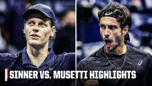 Quarterfinal: No. 1 Jannik Sinner vs. No. 10 Lorenzo Musetti | Full Match Highlights | 2025 US Open