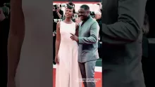 Idris Elba with Sabrina Elba at the 82nd Venice Film Festival. #idriselba